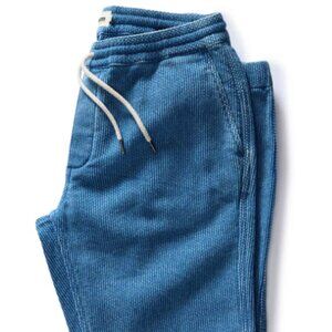 TAYLOR STITCH Mens Après Pant in Washed Indigo Sashiko XS limited edition